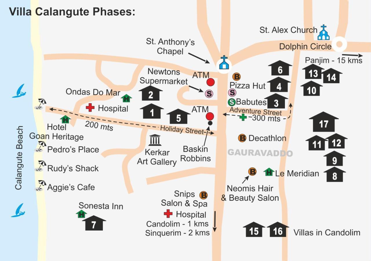 Villa Calangute Phase 5 Luaran gambar